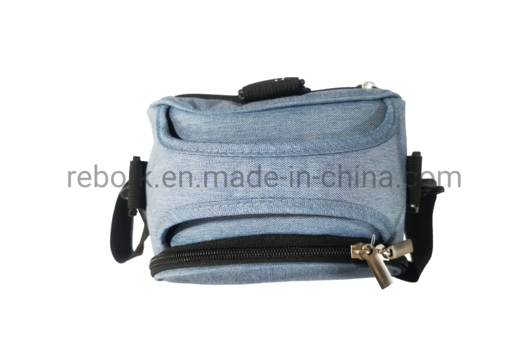 Double-Decker Cooler Thermal Food Insulated Lunch Bag Cooler Bag