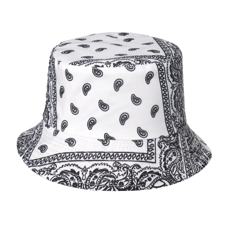 European and American Style Cashew Print Fisherman Hat Bucket Cap