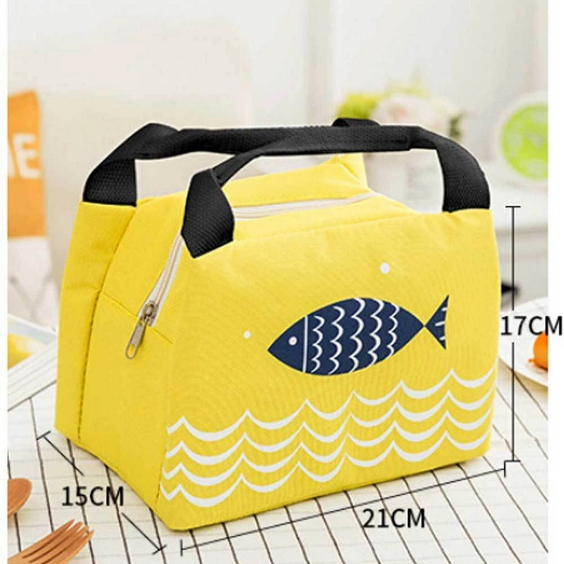 Custom Imprint Portable Non Woven Large Insulated Tote Bag Thermal Lunch Cooler Bag