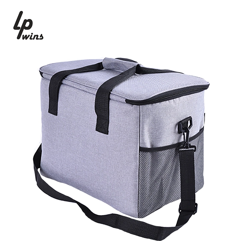 New Fashion Portable Oxford Fabric Double Deck Adult Lunch Bag Thermal Picnic Cooler Bag