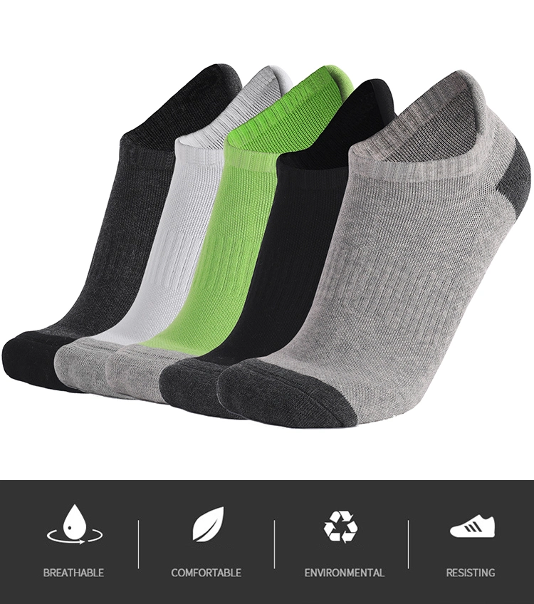 Low Ankle Length Sport Boat Unisex Cotton Man Black Athletic Running Socks Low Cut Sports