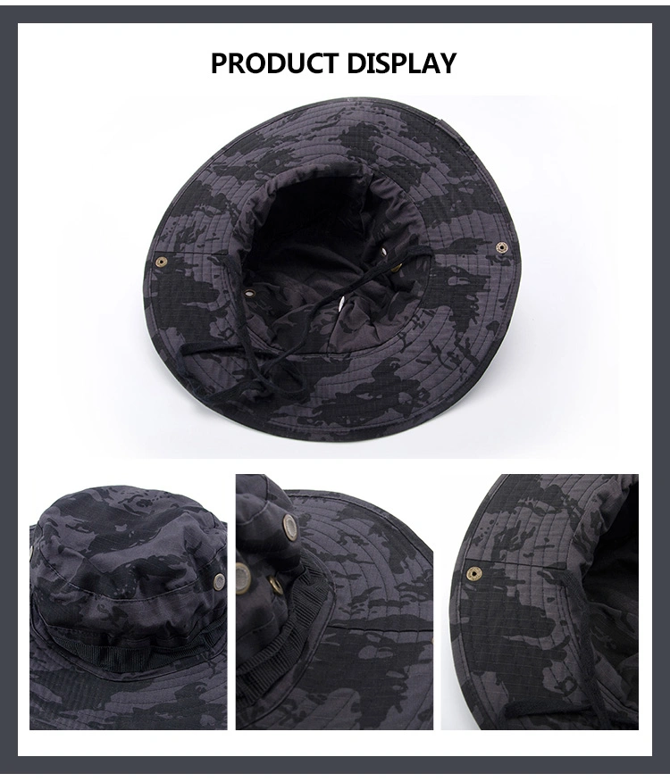 Hunting Bucket Hats Fishing Outdoor Wide Brim Military Boonie Hats