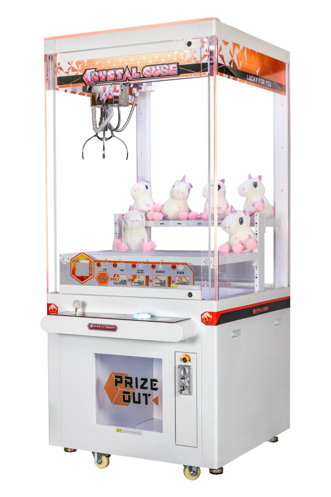 Crystal Love/Toy Vending/Gift/Prize/Price/Vending/Amusement/Arcade/Crane Claw/Toy Crane/Arcade Claw/Claw Crane /Claw/Crane/Game Machine