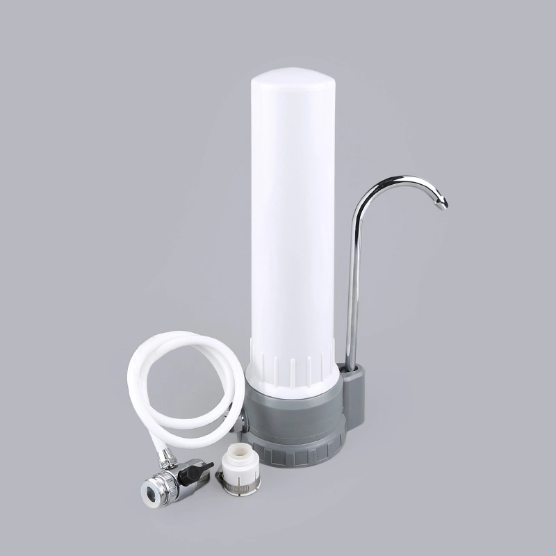 Plastic Counter Top Water Purifier Single Water Filter PP/GAC/CTO Filter