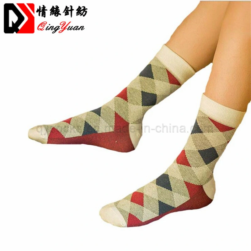 Mens Socks in Lot Classic British Diamond Colorful Summer Cotton Men Business Long Socks