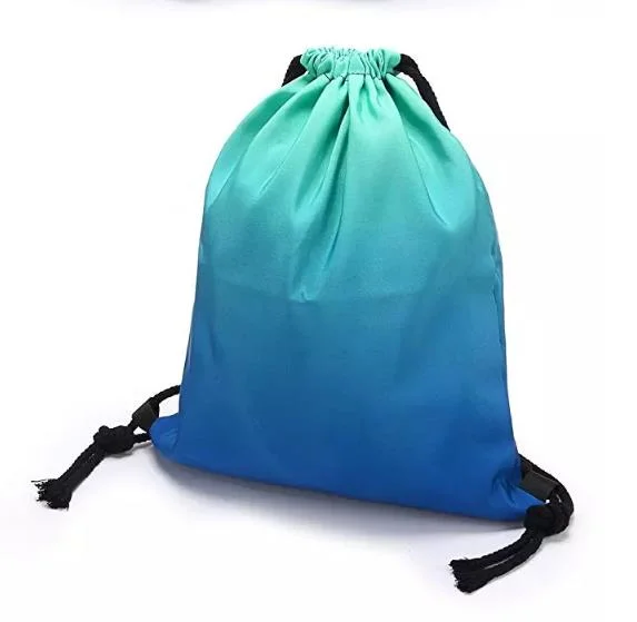 420d Waterproof Polyester Nylon Drawstring Bag/Wholesale Drawstring Backpack/Promotional Kids Custom Drawstring Bag