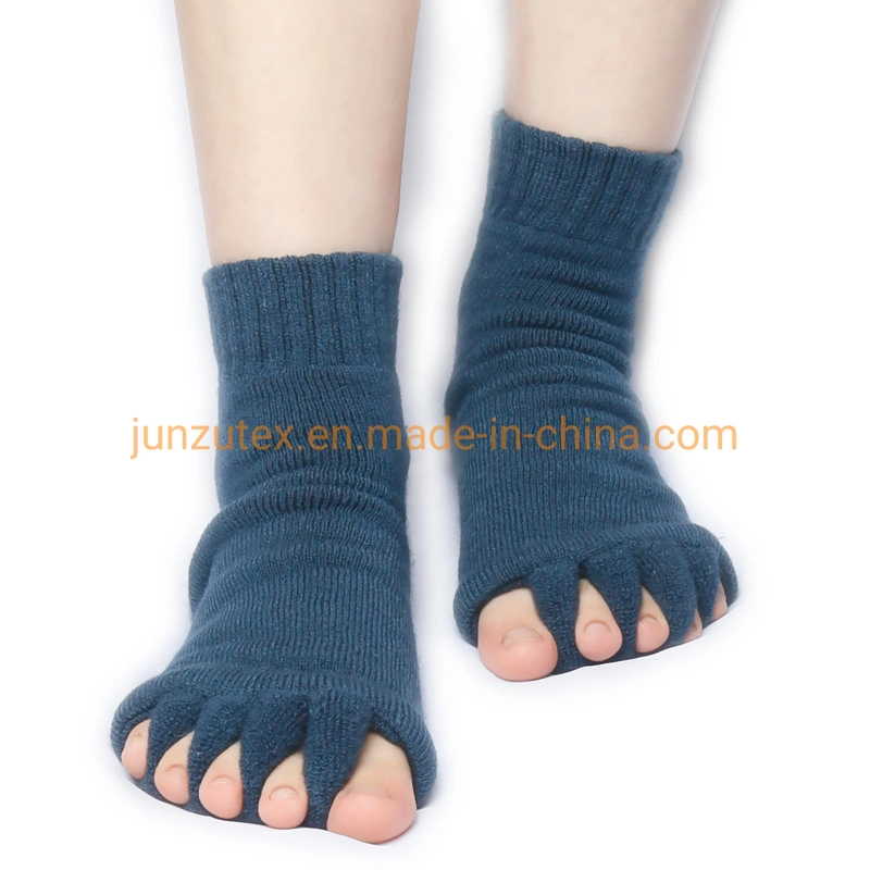 Functional Socks Unisex Pedicure Socks Foot Massage Fingers Release Toe Separator Sock Pain Relief SPA Yoga Sleeping Health Foot Care Relaxing Compression Sock