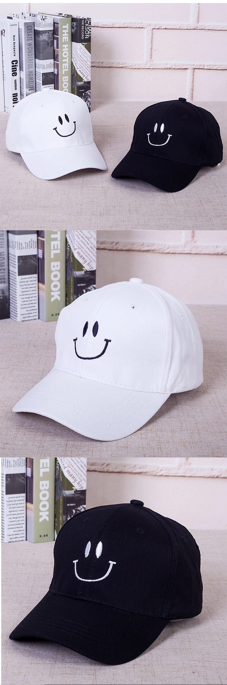 Fashion Outdoor White Designed Running Summer Cotton Baseball Hat