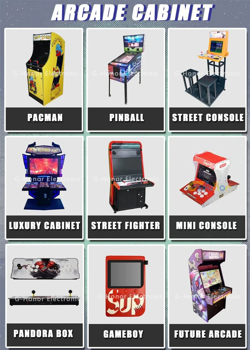 Retro Arcade Street Fighting Game Pandora Box Arcade Board Game Arcade Cabinet Game Console Arcade Joystick Game Simulator Video Game Arcade Machine