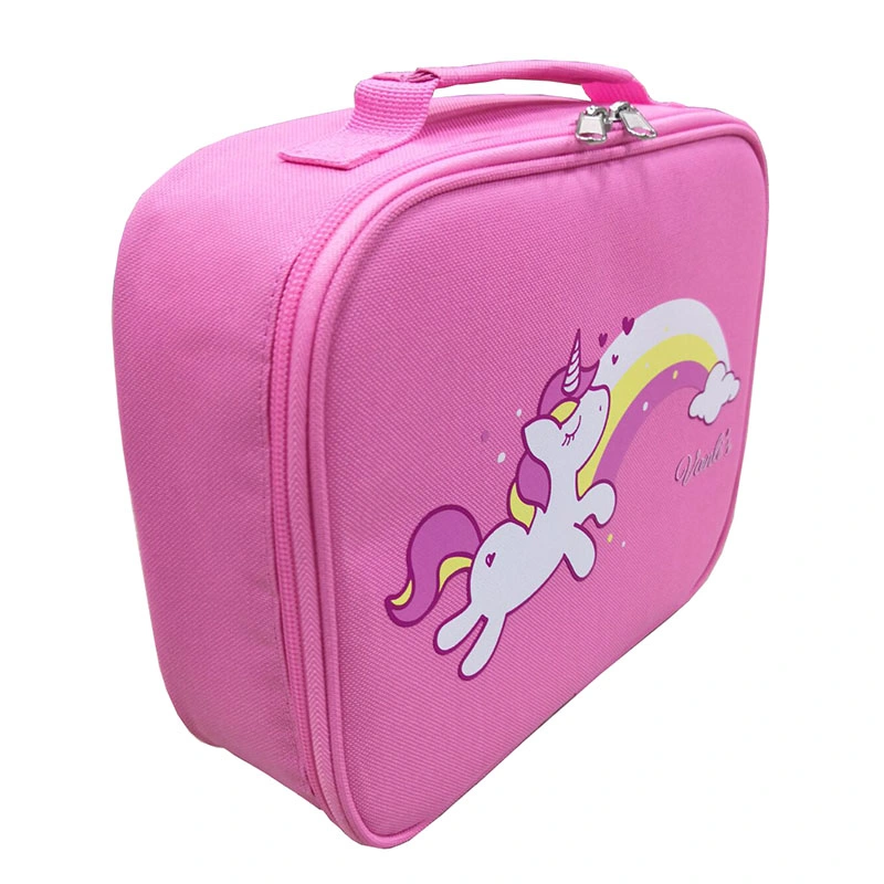 High Quality Lunch Bag in Durable Insulated Lining for Big Lunch Box with Name Card Holder