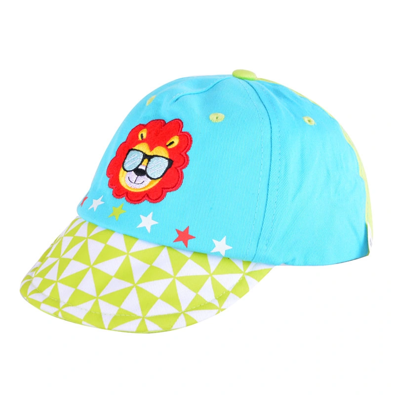 OEM Factory Street Kids Cap Baseball Hat Cotton Gift Caps Lion