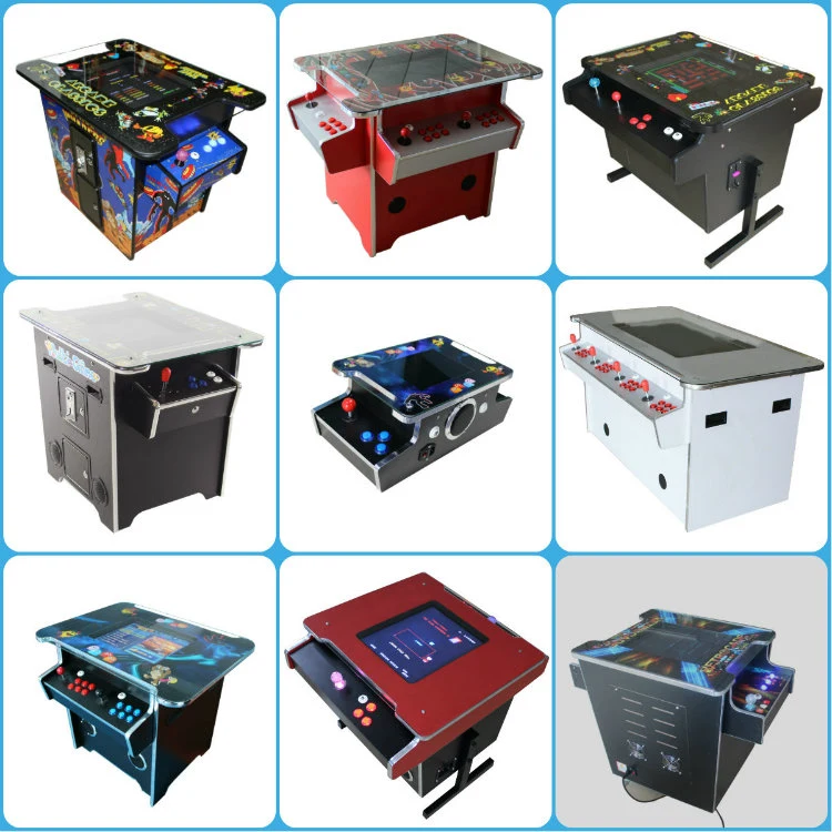 Multiple Game Arcade Cocktail Table Arcade Coin Machine