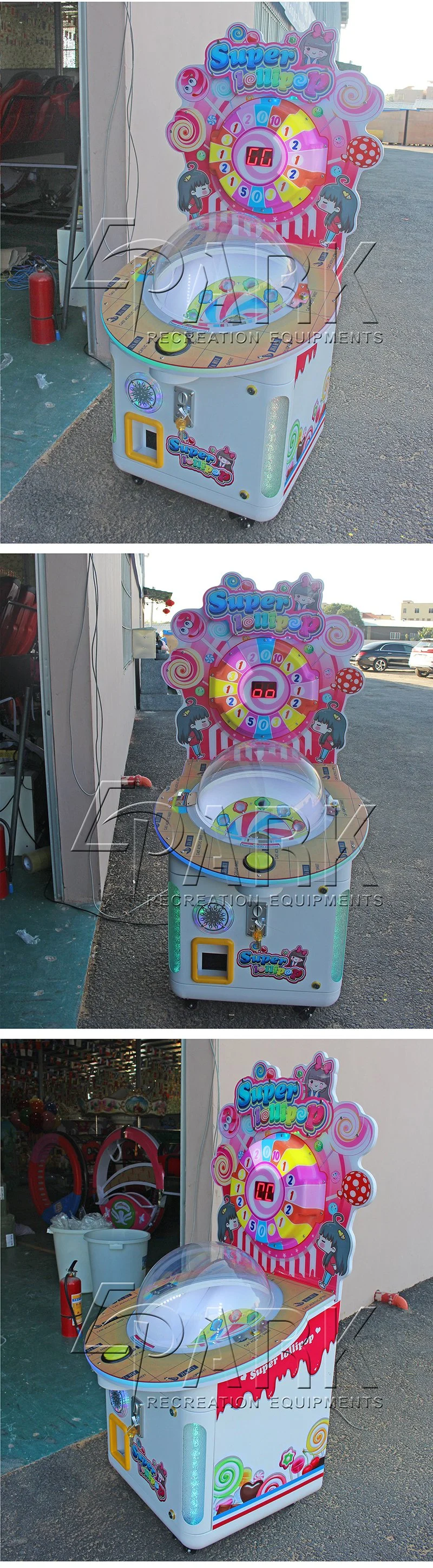 Super Lollipop Vending Machine Catch Candy Machine Lollipop Game Machine