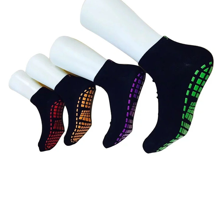 Non-Slip Trampoline Sport Grip Ankle Sports Socks Non-Slip Trampoline Sport Grip Socks Anti Slip Grip Custom Logo Trampoline Ankle Socks Non Slip Athletic Socks