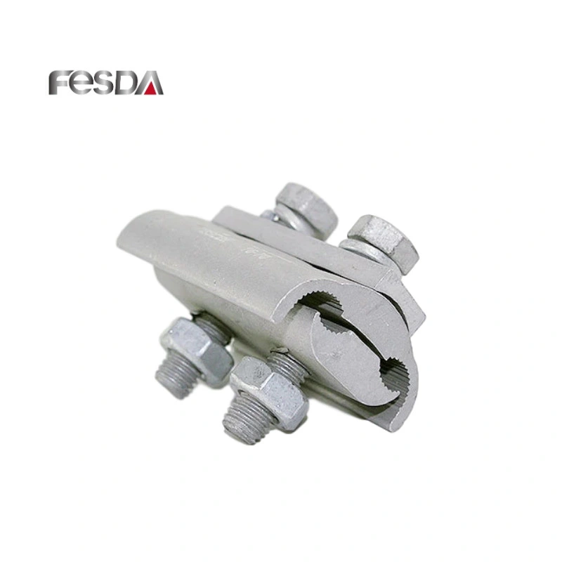 Parallel Groove Clamps / Wire Groove Connector / Guy Cable Pg Clamp with Two Bolts Overhead Cable Clamp