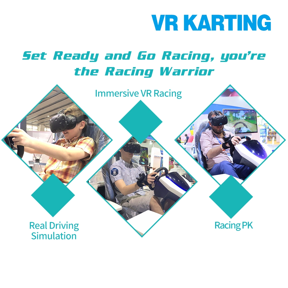 Zhuoyuan Vr Car Simulator 9d Vr Racing Car Simulator Funny Karting Driving Game Machine in Mall