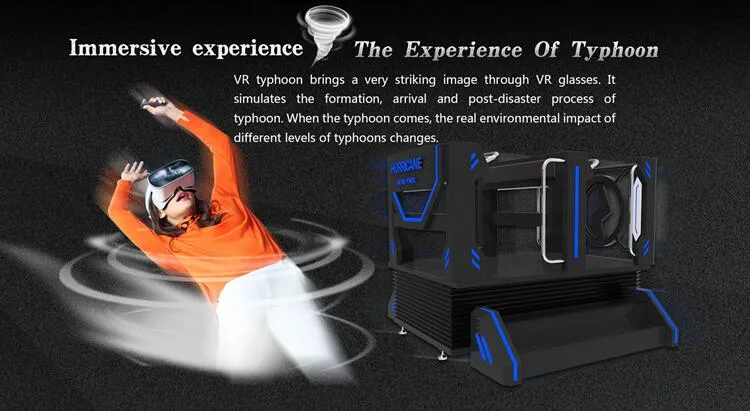 Good Price 9d Virtual Reality Typhoon Simulator Machine Science Museum