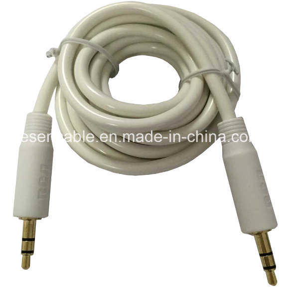 Stereo Audio Cable, 3.5mm Stereo Male Plug to 3.5mm Stereo Male Plug