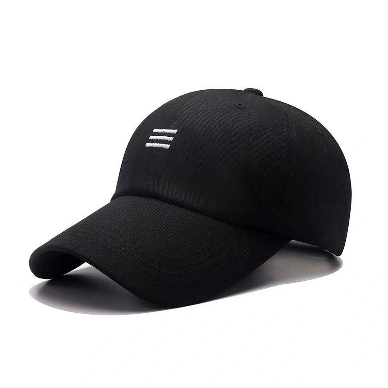 Custom Cotton Baseball Cap Sport Cap Fashion Cap Summer Black Caps with Embroidery Your Logo