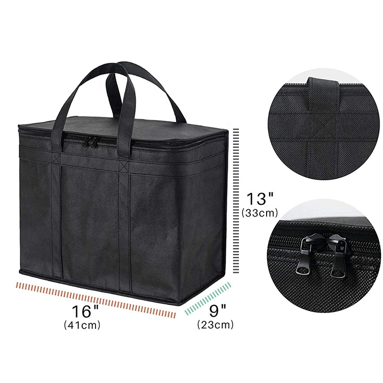 Extra Large Heavy Duty Custom Lunch Cooler Tote Bag, Food Delivery Bag
