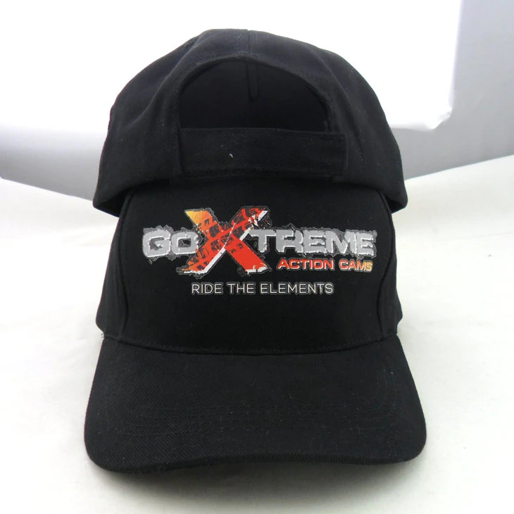 Orange 5 Panel Promotion Cheap Customized Logo Printed Baseball Cap