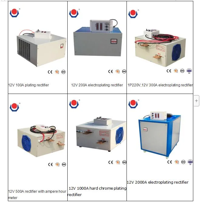 High Frequency Switching IGBT Power Supply Plating Rectifier Plating Machine for Electroplating with 12V 2000A