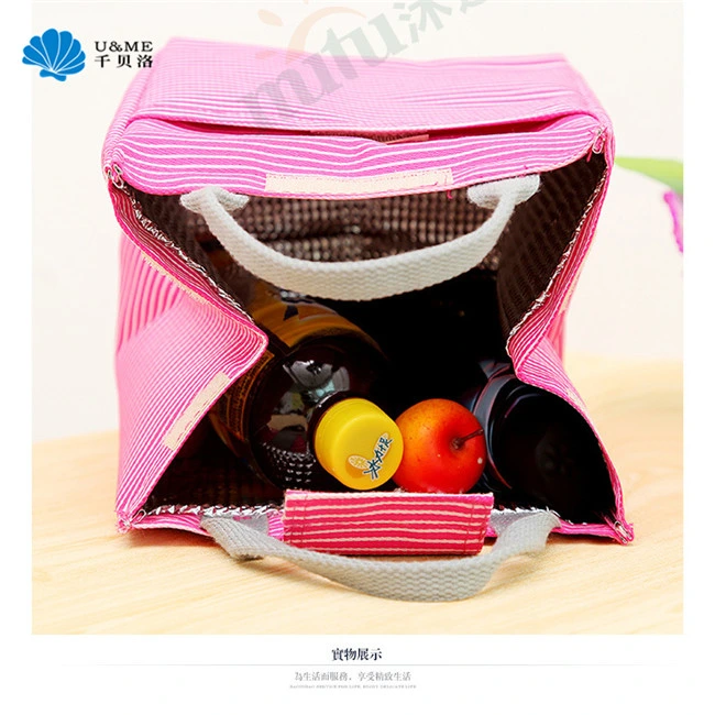 Custom Eco Friendly Oxford Portable Food Lunch Picnic Cooler Bag for Kids