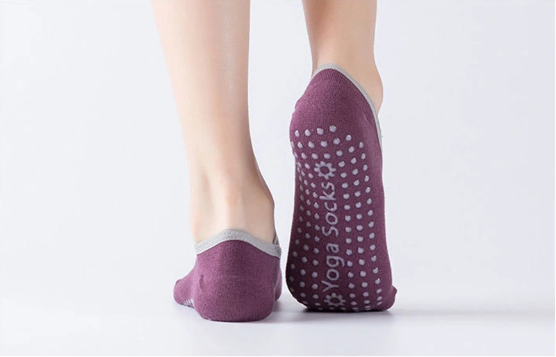 Yugland Custom Logo Anti Slip Grip Barre Yoga Pilates Socks Women