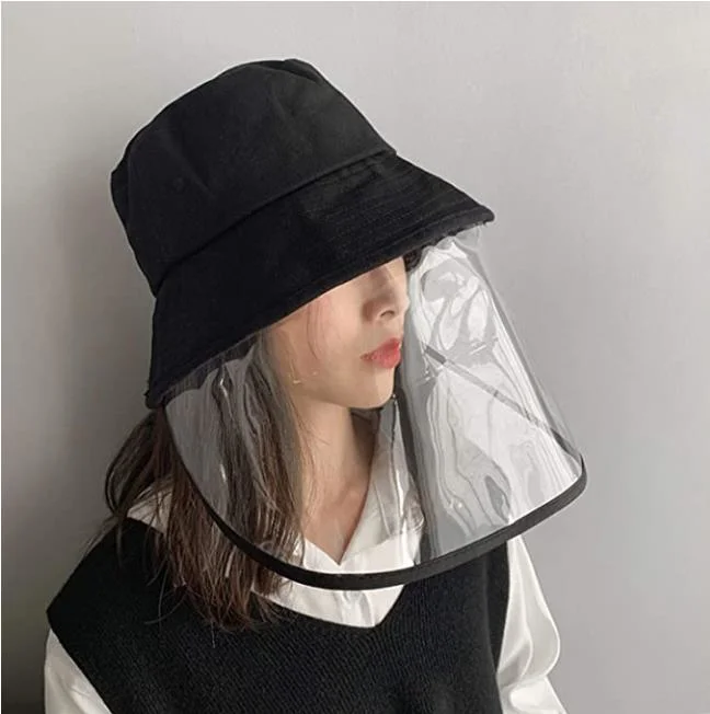 Anti Virus Protective Baby Bucket Hat with TPU Face Shield