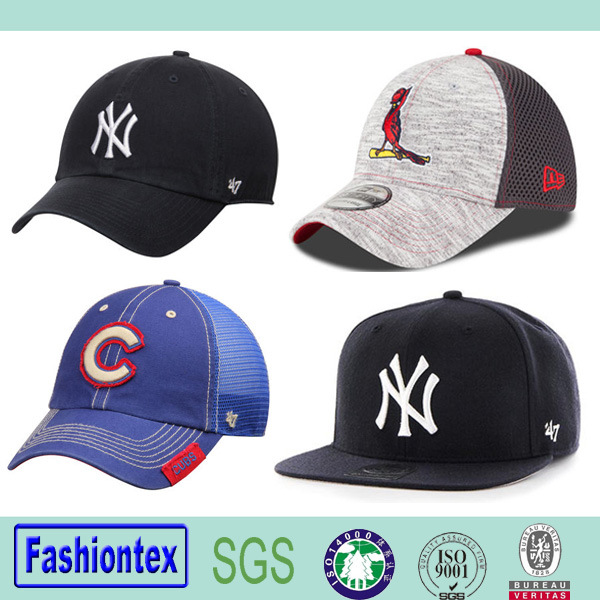 Wholeasale 6 Panel Embroidery Snapback Cap Mesh Baseball Cap Cotton Baseball Cap