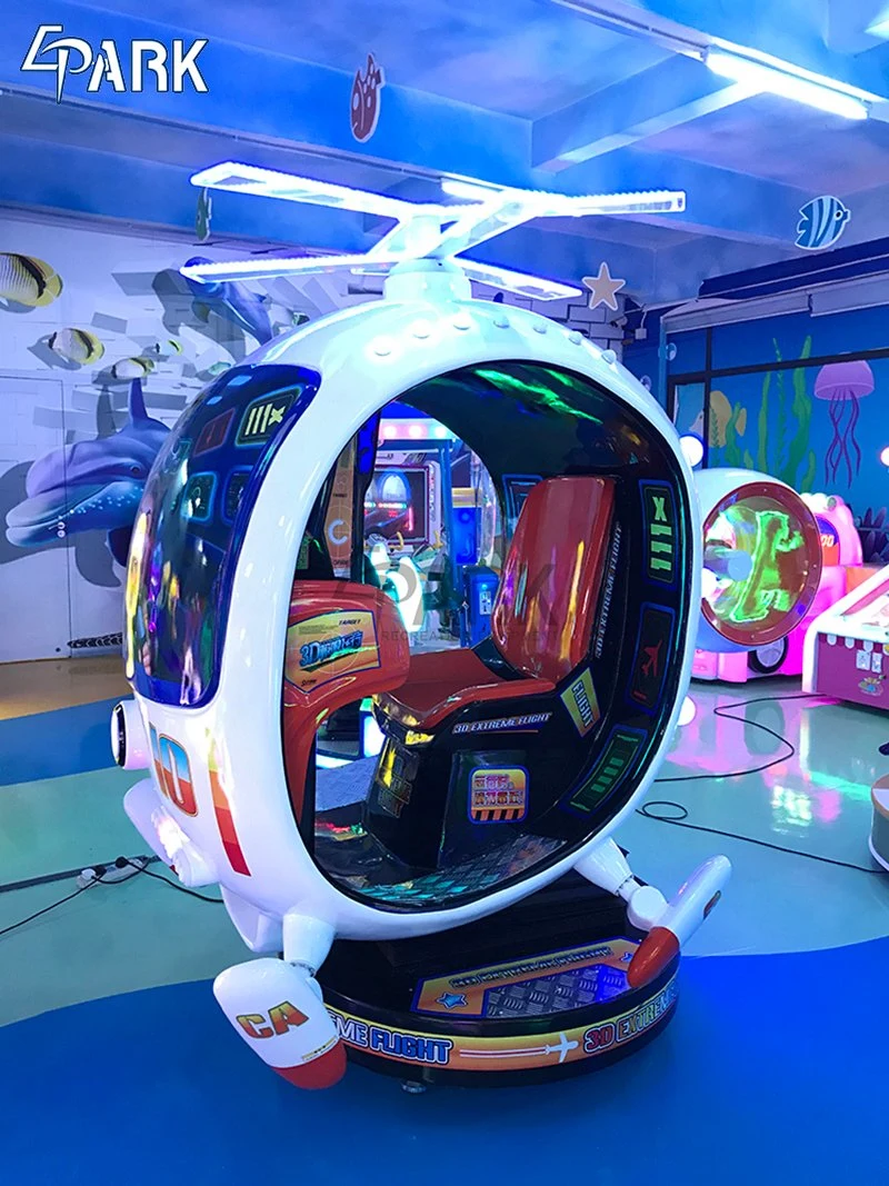 Coin Operated 3D Extreme Flight Kiddie Rides Game Machine