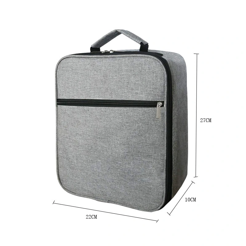 Insulated Zipper Work Lunch Bag Cooler Lunch Box for Men Thermal Bag