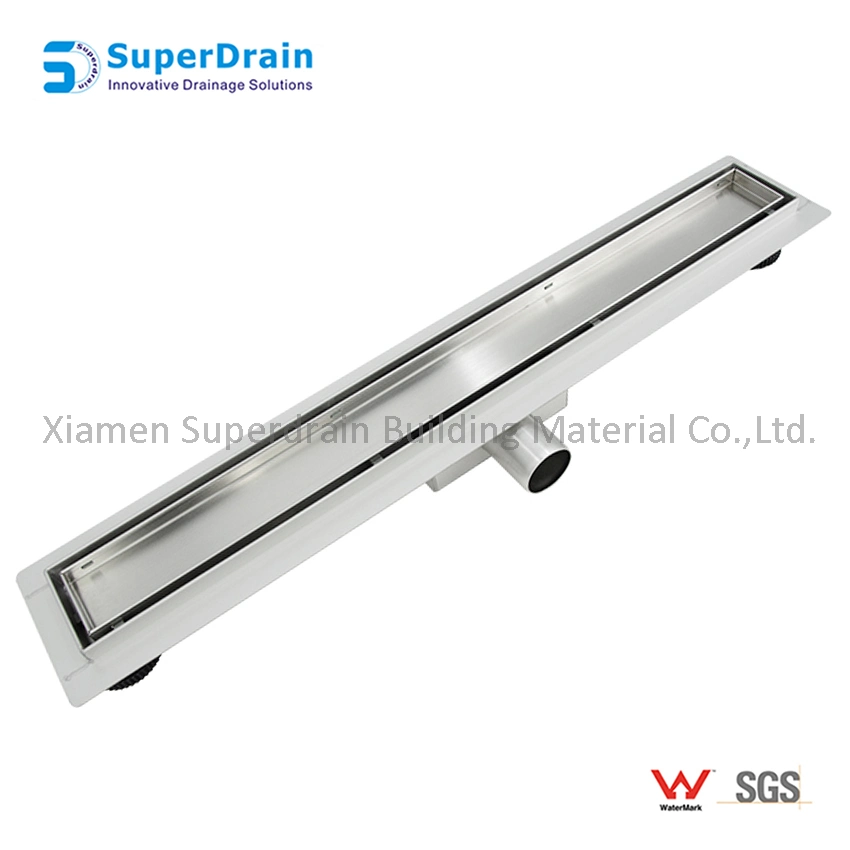 Hotel and Resort Concealed Tile Inert Cover Shower Drainage Stainless Steel Floor Drain