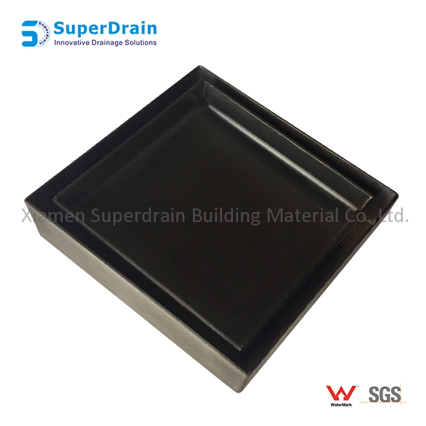 Shower Square Panel Floor Drain Stainless Steel Shower Floor Drain Cover