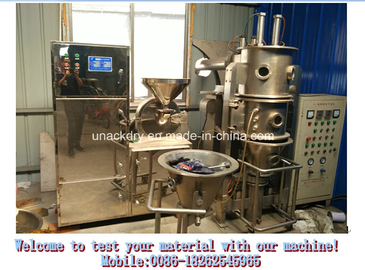 High Quality FL120 Fluid Bed Granulating Machine for Granule, Tablet Granule, Caspule Granule