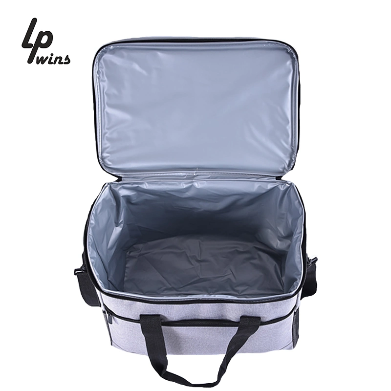 New Fashion Portable Oxford Fabric Double Deck Adult Lunch Bag Thermal Picnic Cooler Bag