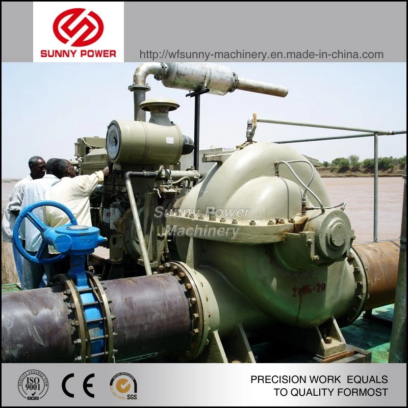 75kw High Flow Low Head Water Pump 100 HP Mobile Diesel Water Pump Price