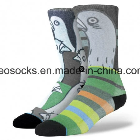 3D Printed Socks 360 Wholesale Digital Print Men Soccer Socks Sublimation Basketball Socks