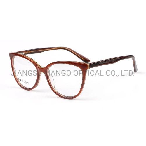 Wholesale Cat Eyeglasses Stock Lady Eyewear Frame Acetate Optical Frame