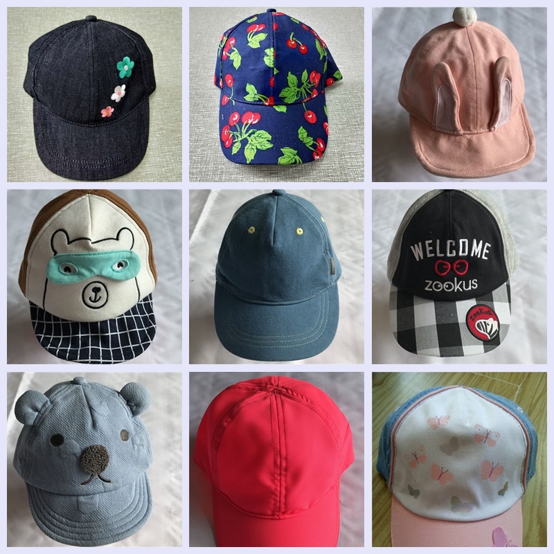 Factory Wholesale Outdoor Hiking Training Visor Cotton Polyester Hats Kids Children's Baseball Cap^