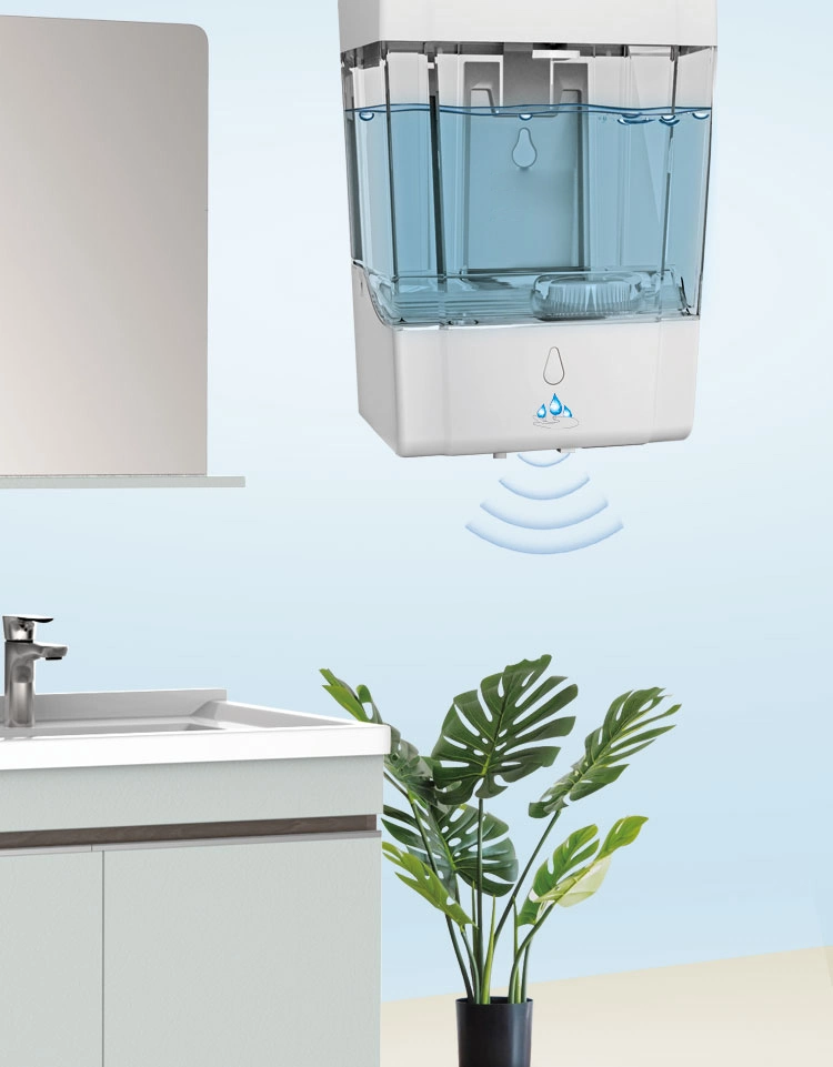 Automatic Soap Dispenser 600ml Transparent Alcohol Spray Gel Hand Sanitizer Dispenser Automatic Dispenser Sensor Dispenser