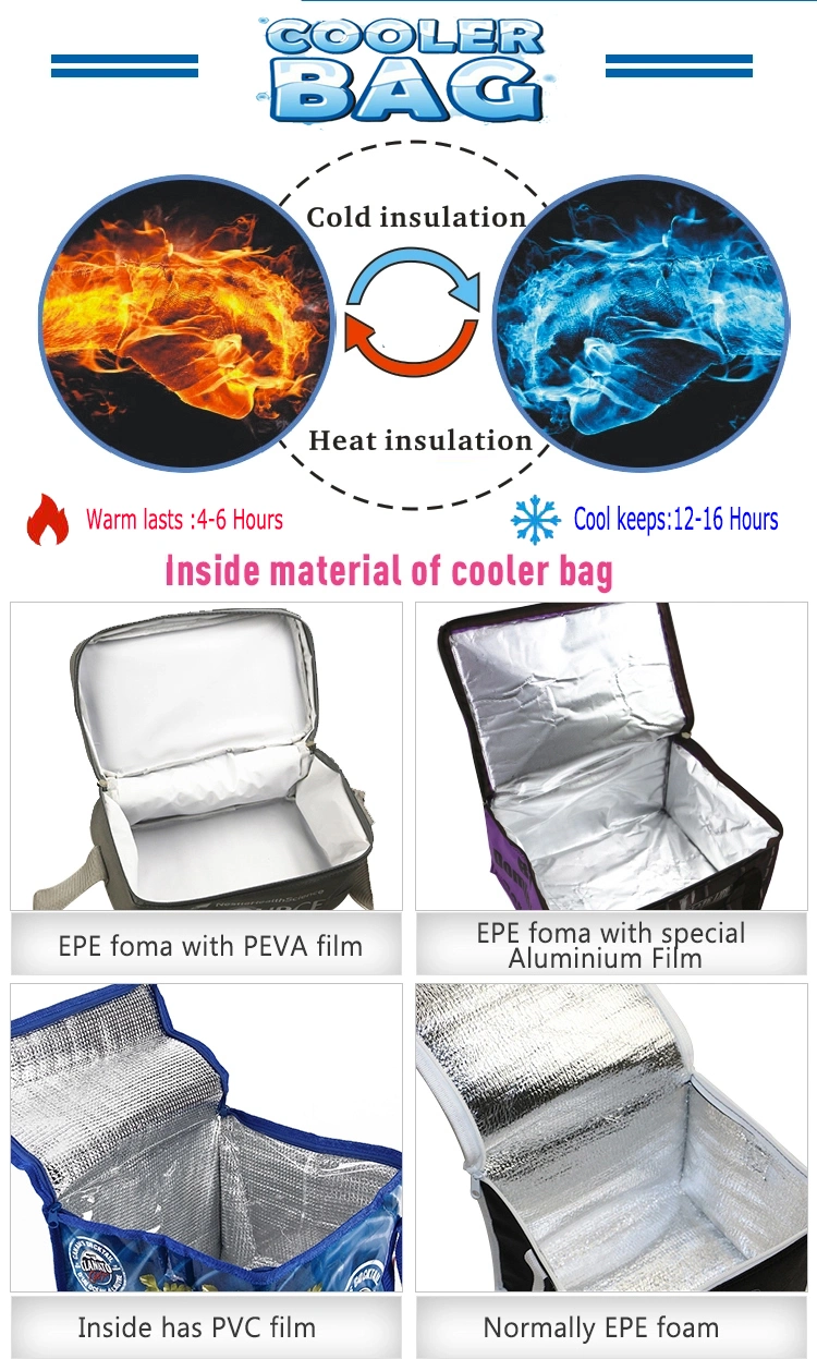 Outdoor Lunch Bag Cooler Bag Insulated Portable Small Cooler Bag