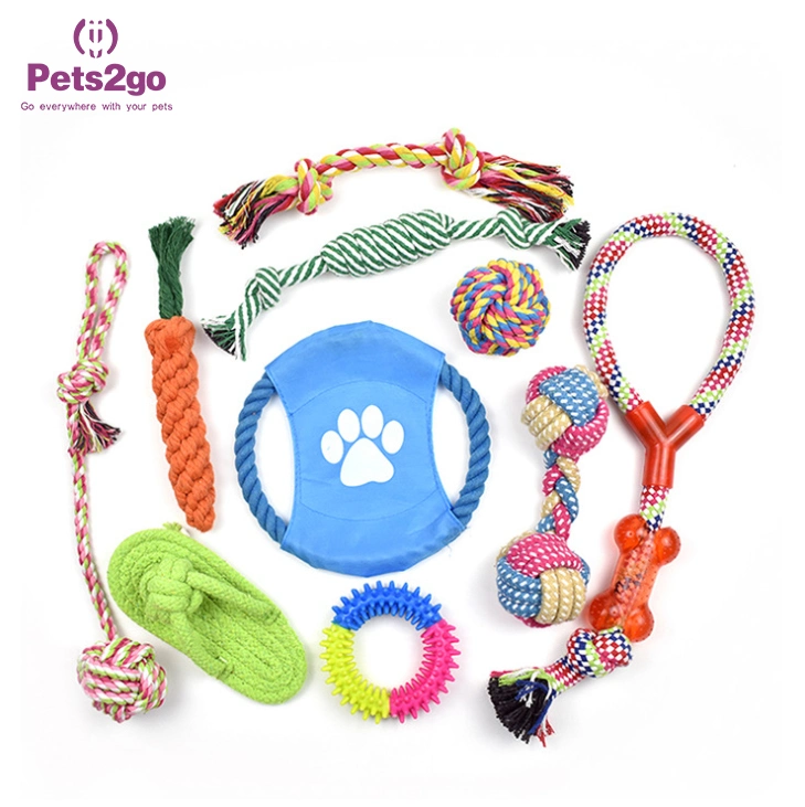 Pet Set Handmade Dog Molar Chew Cotton Rope Toy