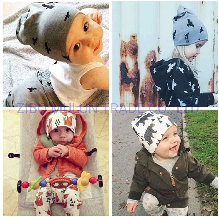 Unisex Lovely Baby Hat Baby Beanie 100% Cotton Kids Knitted Hats Newborn Baby Cute Soft Cap