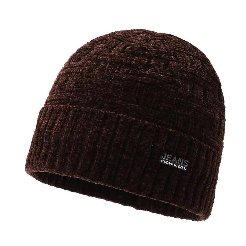 Knitted Hat with Unisex Fashion Design Cotton Logo Winter Hat Beanie Cap