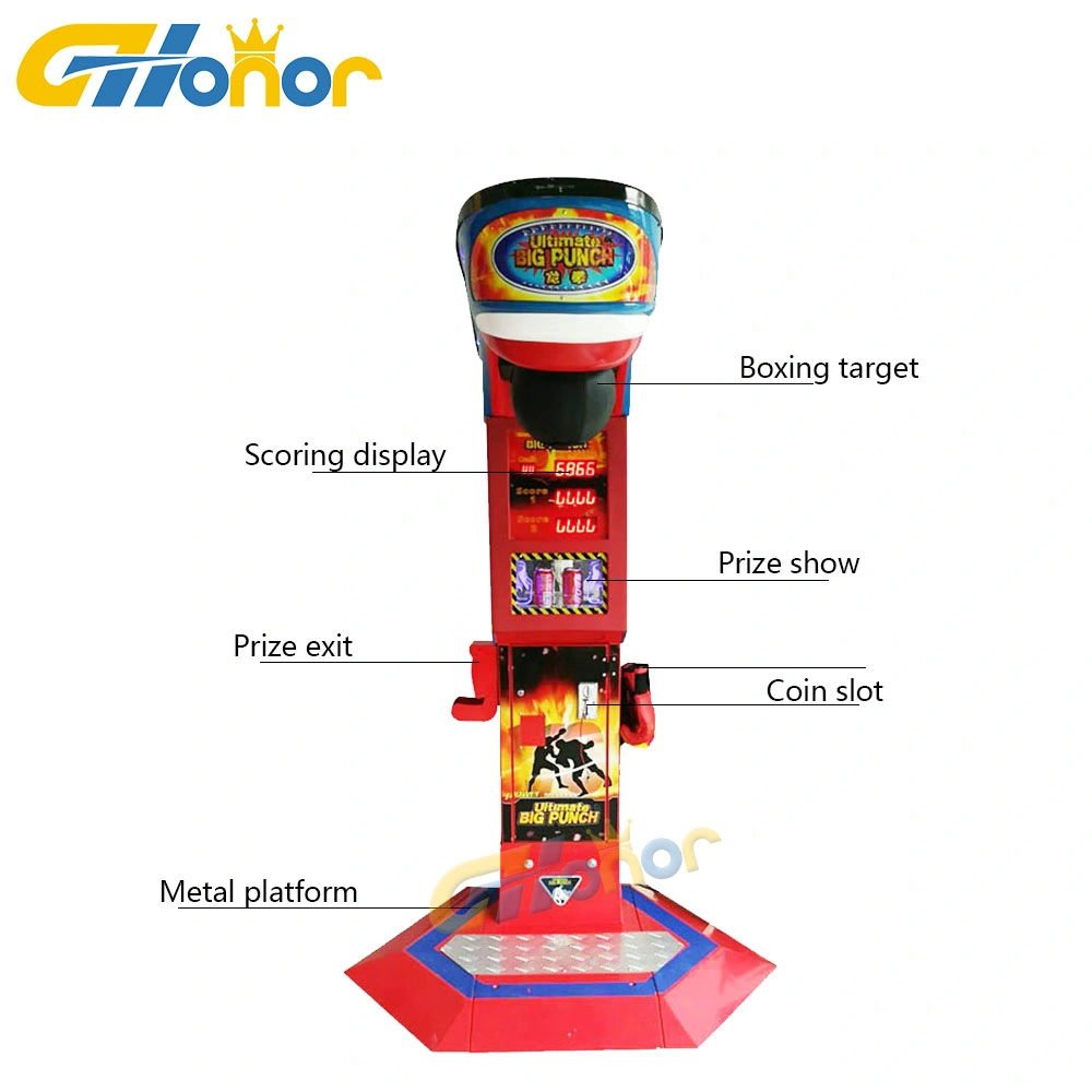 Amusement Adult Coin Operated Boxing Game Console Arcade Street Fighting Game Machine Electronic Arcade Punch Game Machine Sport Game Machine