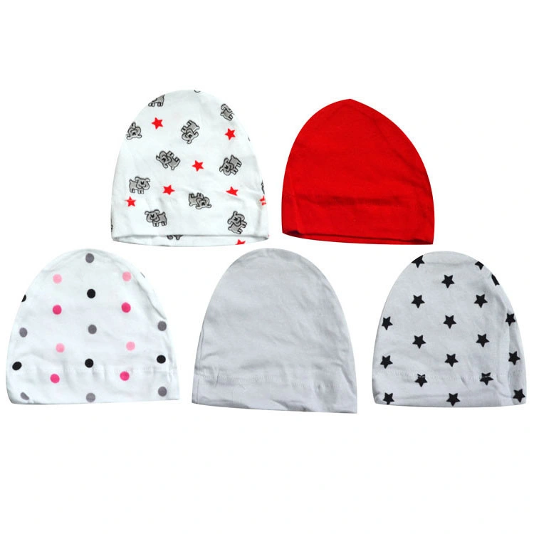 OEM Promotional Custom Breathable Striped Cotton Baby Hat