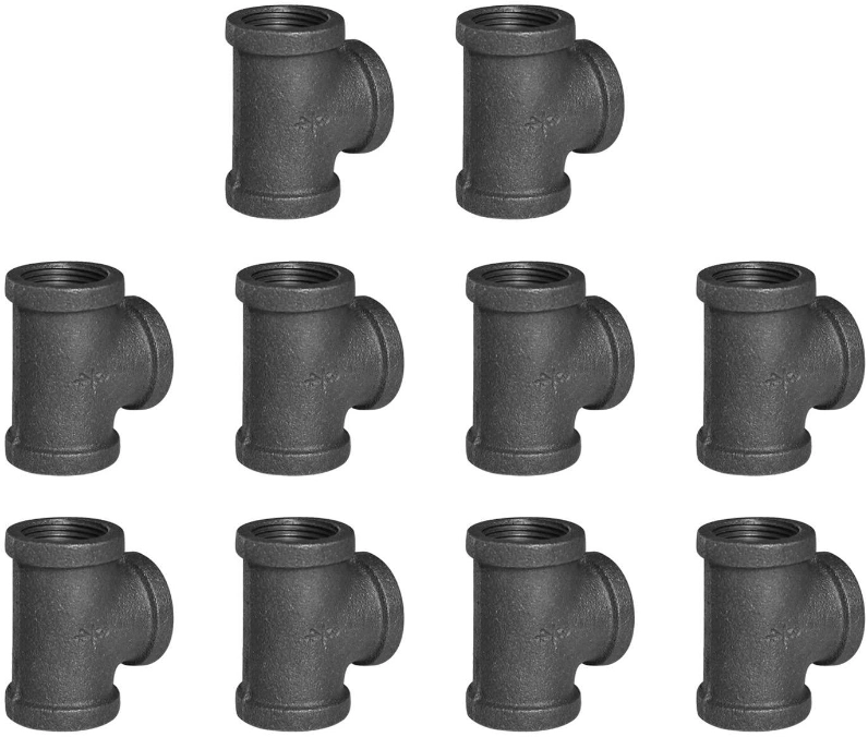 NPT Connection Cast Iron Pipe Fitting Amazon Floor Flange Elbow Tee