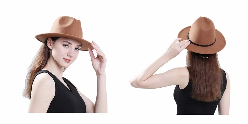 Wholesale Cheap Fashion Summer Brief Polyester Linen Straw Sun Hats Panama Sun Hat Jazz Fedora Hat