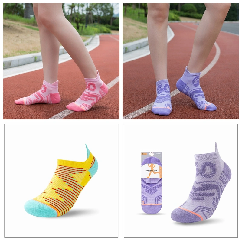 Fashion Cotton Contrast Color Breathable Low Cut Ankle Fashion Socks Short Sock Women Sports Socks